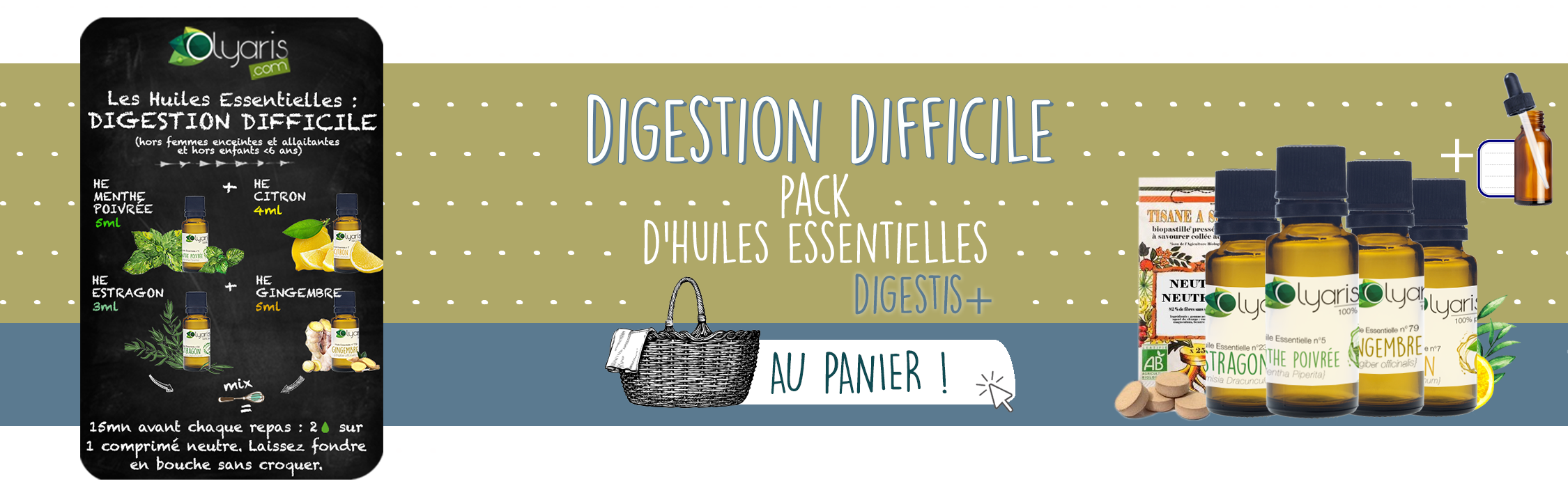 Digestion : Les Huiles Essentielles à Utiliser par Olyaris